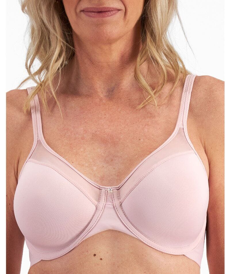 Bali Women's Comfort Revolution Smart Size Wirefree Bra, 2 Pack - Pink  Peach/Nude - Large : : Fashion