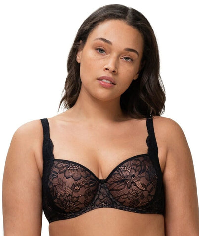 Glamorise Bramour Gramercy Luxe Lace Wire-free Bralette - Black