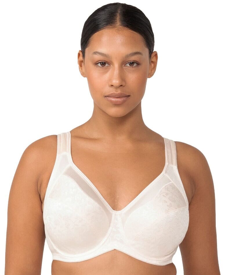 Elila Front Opening Wire-free Posture Bra - Nude