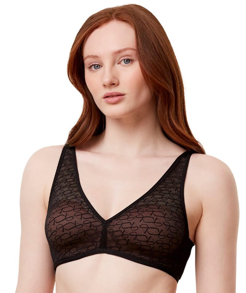 Hotmilk Embrace Leakproof T-Shirt Wirefree Bra - Black - Curvy