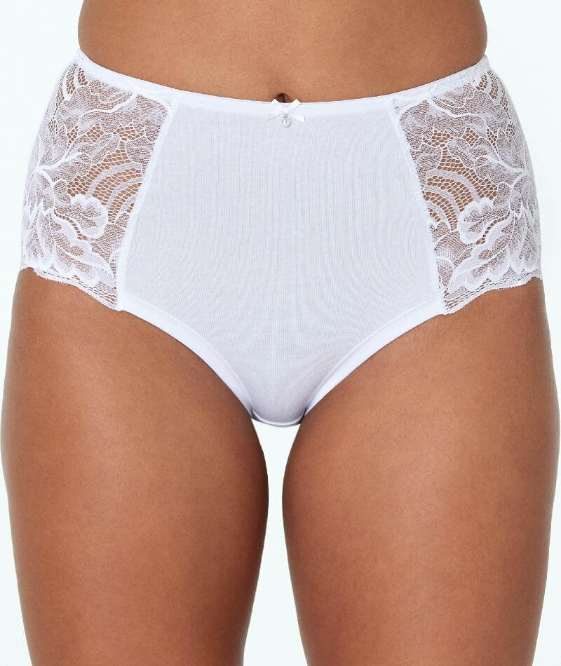 Me. by Bendon Sofia Boyleg Brief - Jet/Pewter