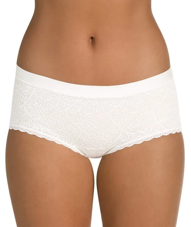 Berlei Barely There Lace Full Brief - Ivory - Curvy Bras