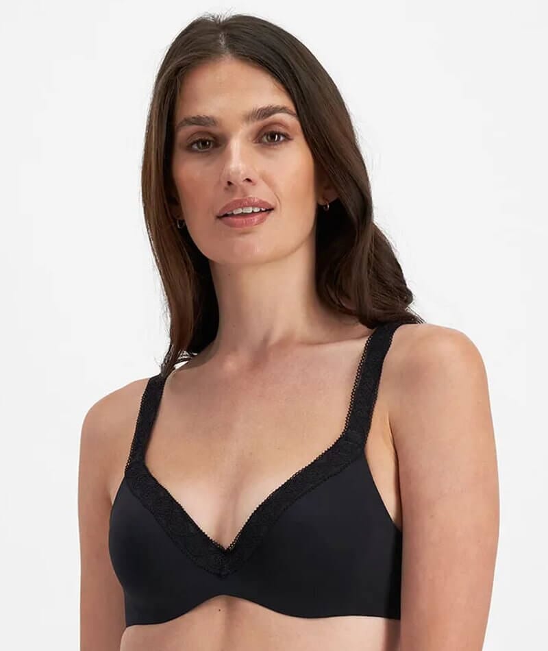 Me. by Bendon Keyhole Boost Bra - Pristine/Silver Peony - Curvy