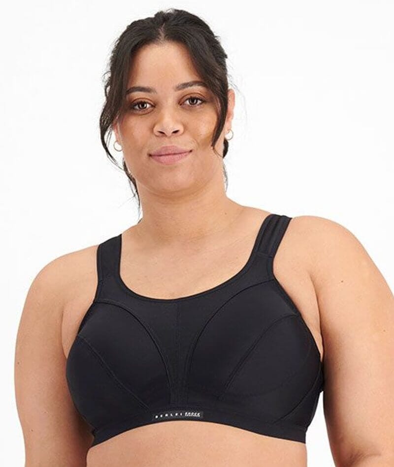 Women Berlei Shift Underwire High Impact Sports Bra Black Navy