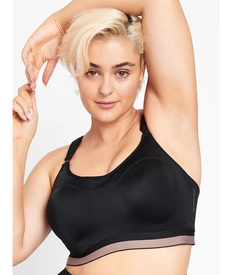 Buy Athleta Black/White D-DD Cup Ultimate Medium Impact Sports Bra from  Next Poland