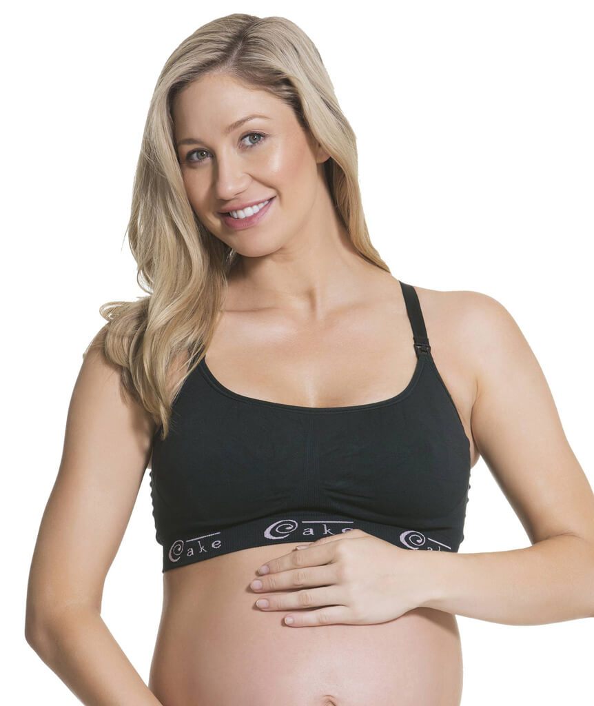 Cake Maternity Lotus Pumping Bra Hands Free, Maternity Sports Bra, Large,  Tie-dye 