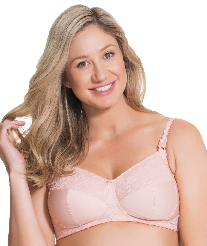 Hotmilk Warrior Soft Cup Wire-Free Nursing Bra - Ivory - Curvy