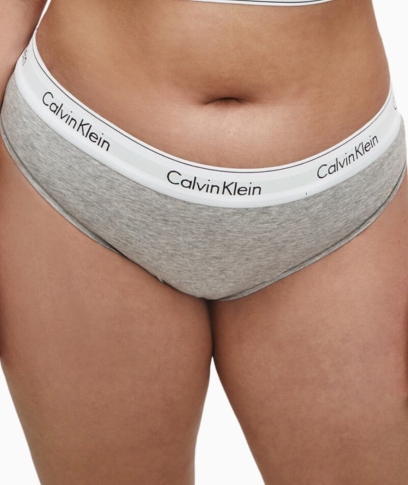 Imperial royalty Algemeen Calvin Klein Modern Cotton Plus Hipster Brief - Grey Heather - Curvy Bras