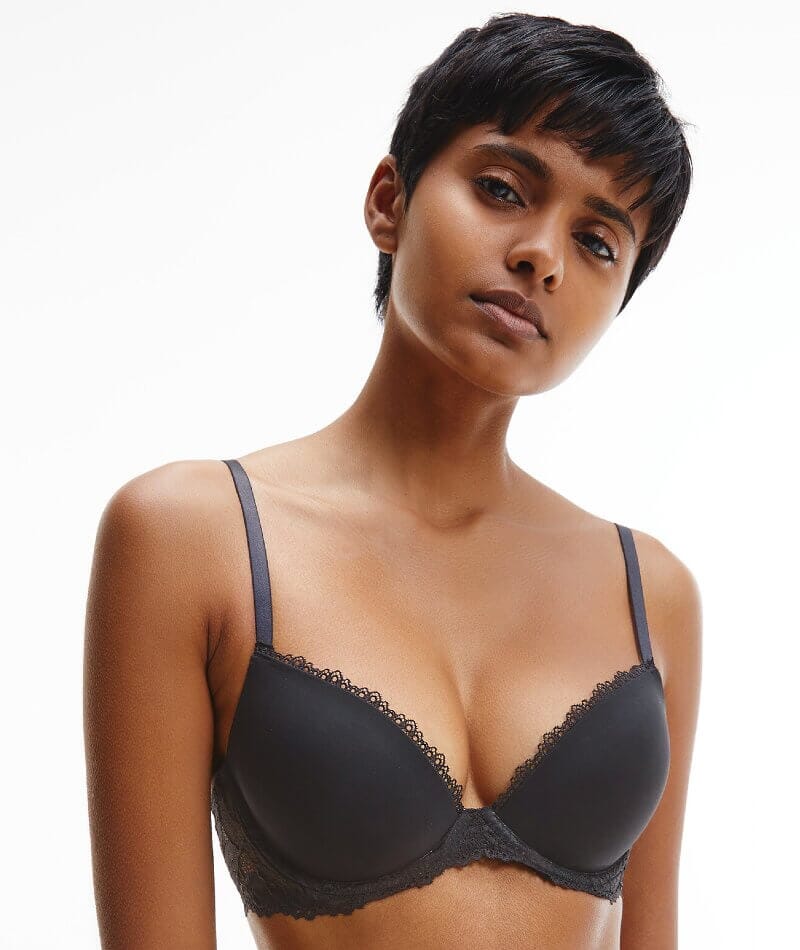 Calvin Klein Women's Seductive Comfort Unlined Lace Bra, Bare, 32B at   Women's Clothing store