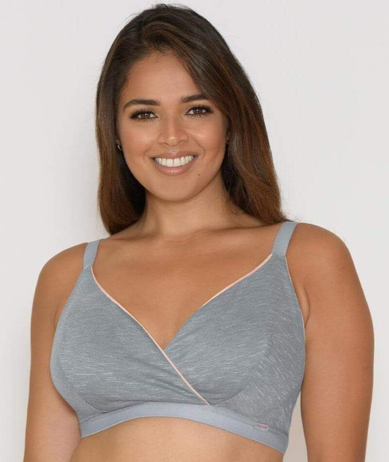 Buy Grey Marl Padded Non-Wired Bra 40D, Bras