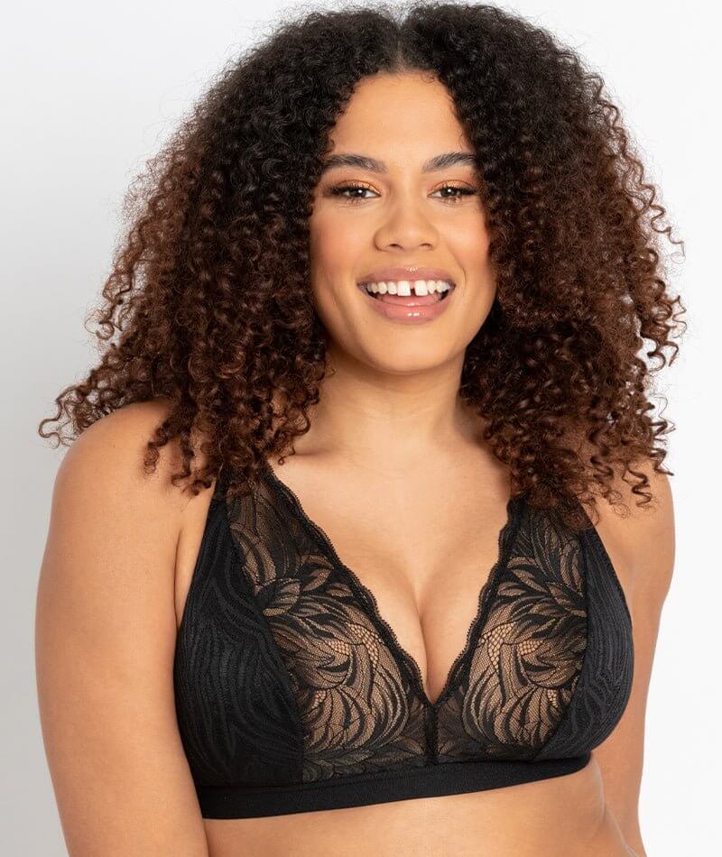 CURVY Lace Bralette: Red – The Gray Cactus