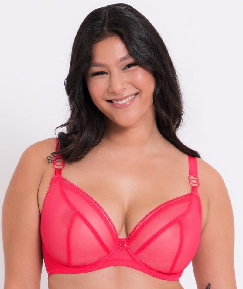 Underline Dual No Wire Boost Bra (Woodrose) - Curvy