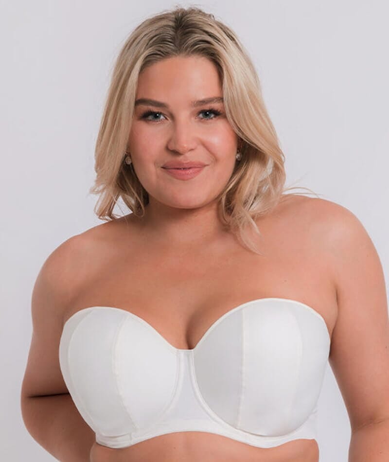 Finelines Refined Wire-free Strapless Bra - Nude - Curvy