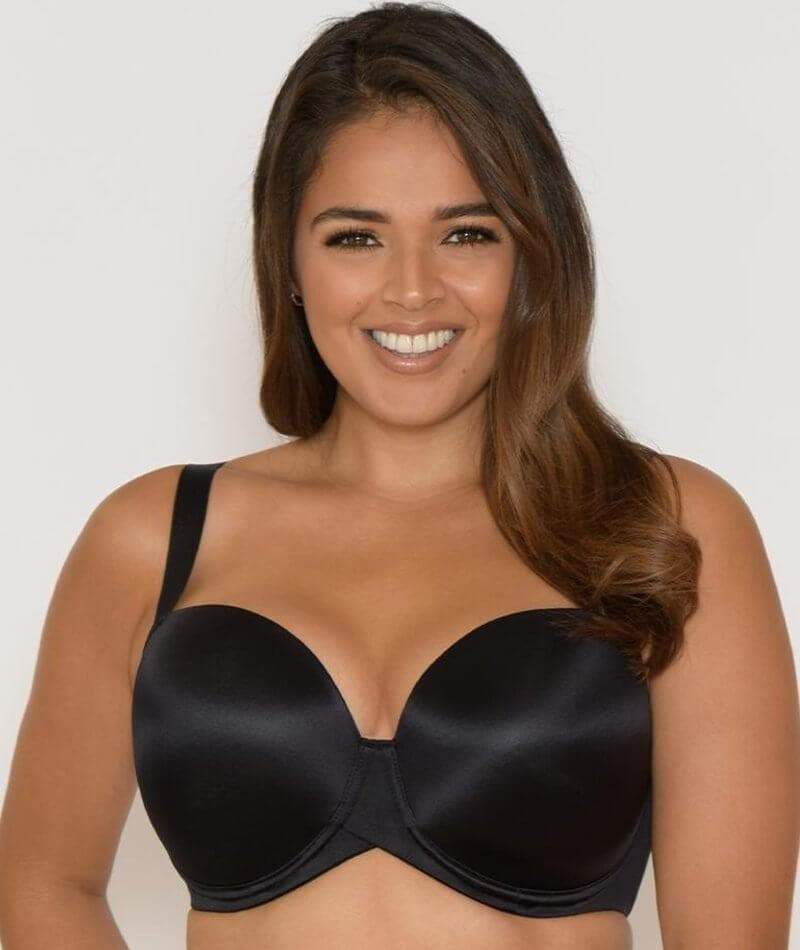 Curvy Kate Luxe Gr.75H 34FF Padded Underwired Corsage & Suspender Strapless