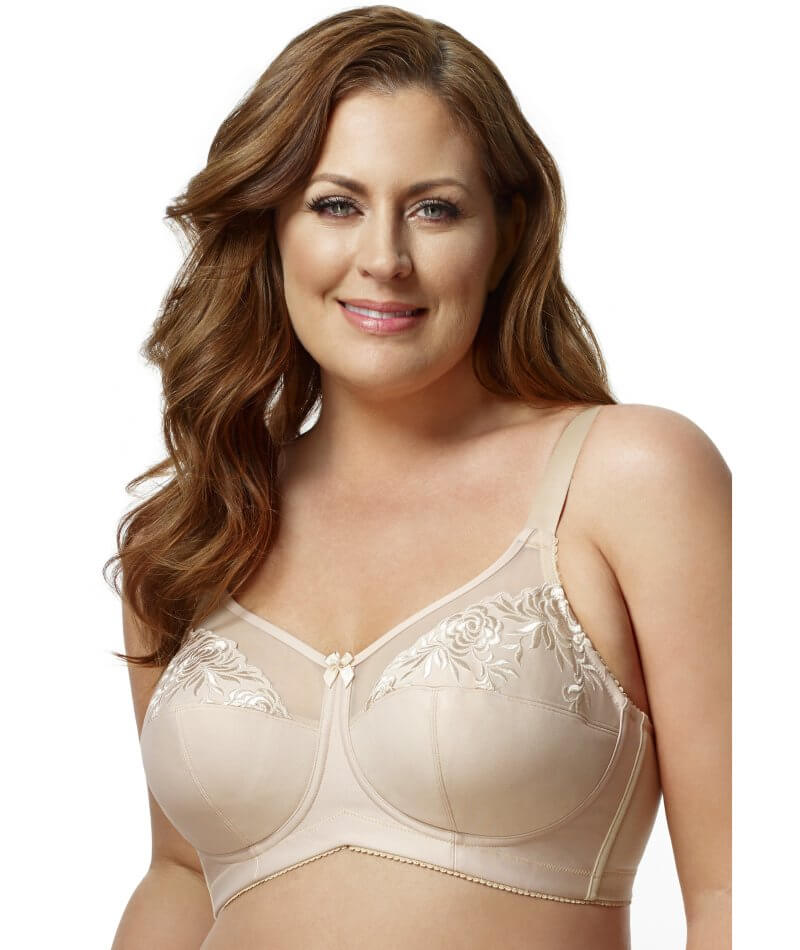 Me. by Bendon Geometric Lace Full Coverage Contour Bra - Black/Toasted  Almond