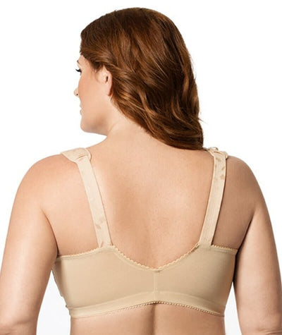 Elila Front Opening Non-Underwired Posture Bra - Nude