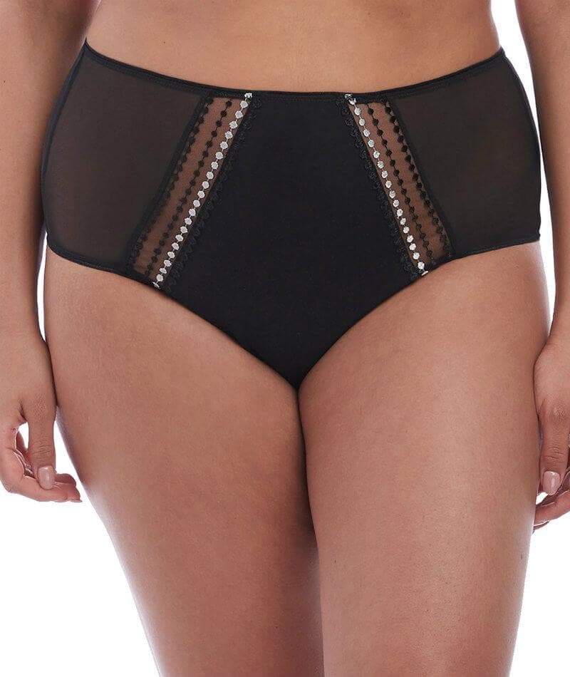 Underbliss Invisibliss No Show Seamless Full Brief - Black - Curvy