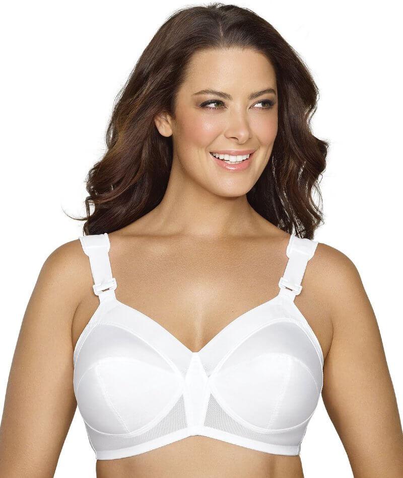 Exquisite Form Fully Side Shaping Bra With Floral - White