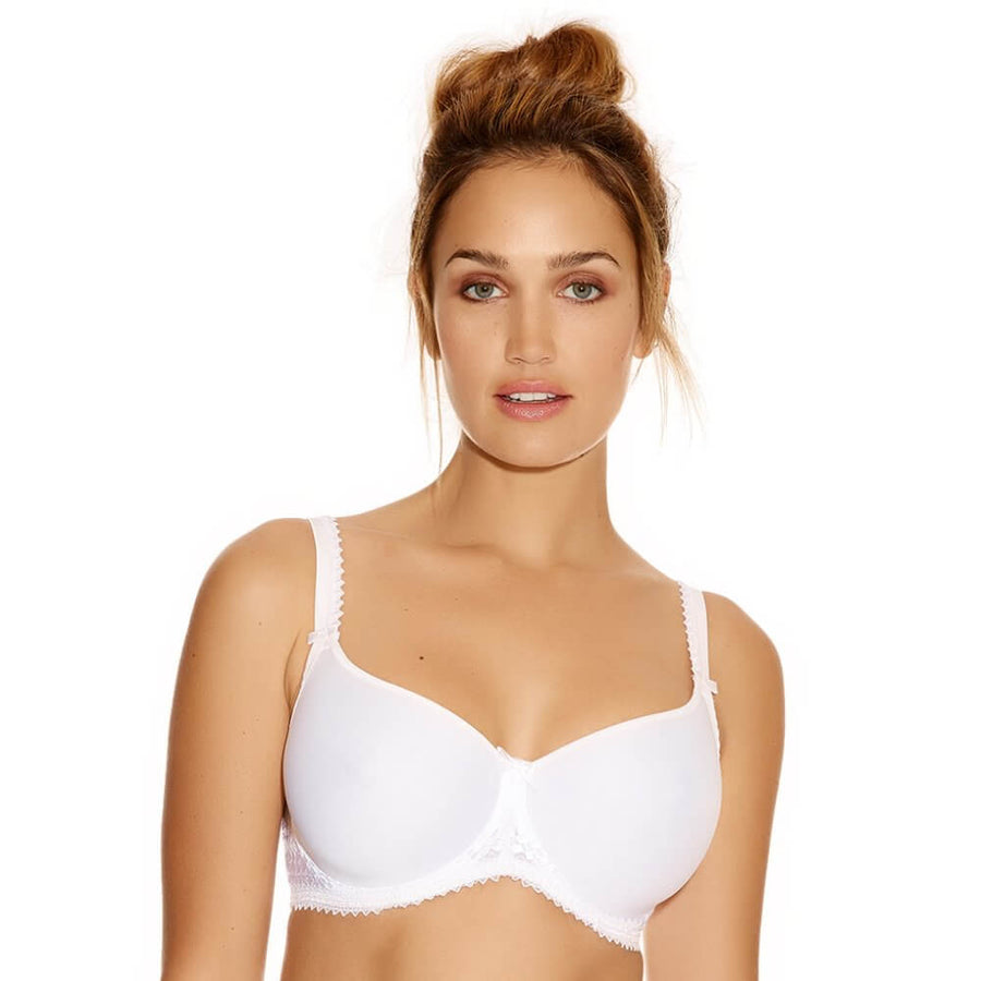 Freya Swim Check In Underwired High Apex Bikini Top - Monochrome