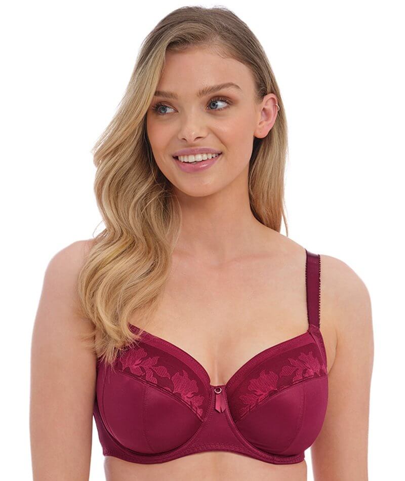 Fantasie Fusion Underwired Full Cup Side Support Bra - Red - Curvy