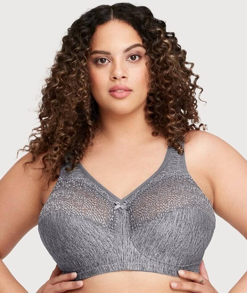 Buy Charming Illusion Non Padded Non Wired Full Cup Plus Size Full