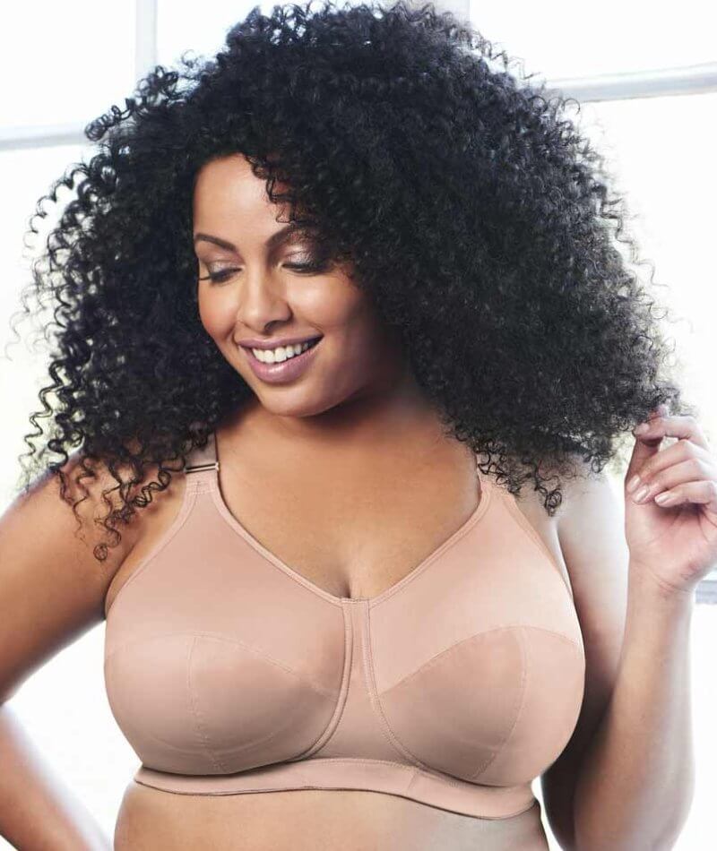 Plus Size Push-Up Wire-free Bra For 34C to 50G