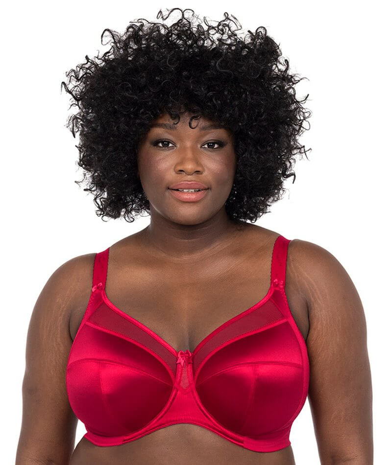 Goddess Women`s Keira Plus-Size Soft Cup Bra, 42B, FAWN