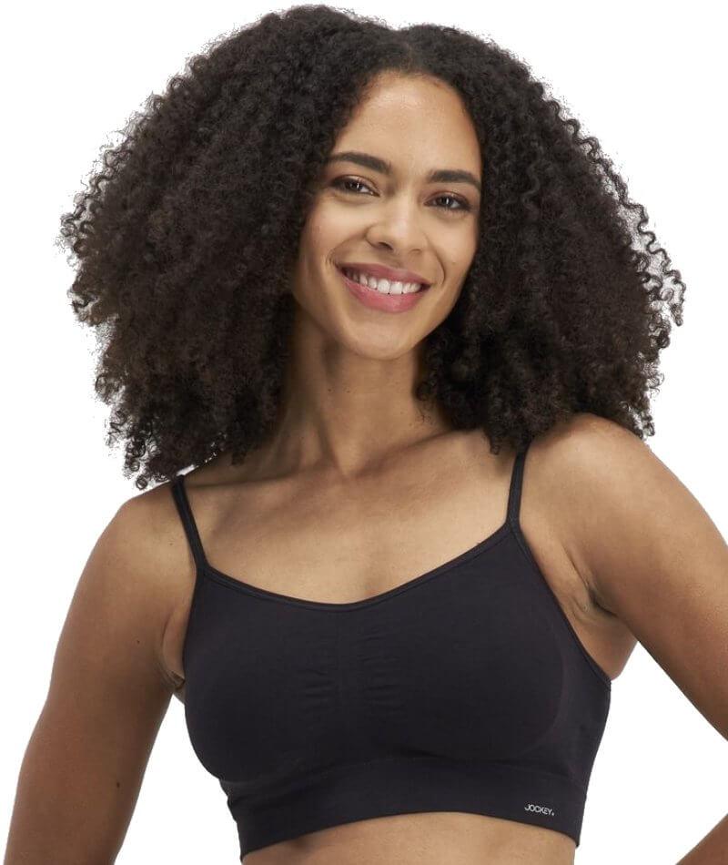 Jockey Women's Flexy-Fit Crop Top Bra (Free Size)