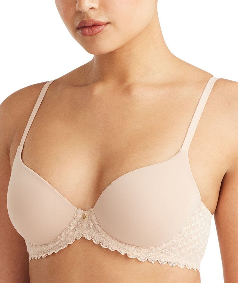 Nancy Ganz Bamboo Essentials Lined Bralette - Mahogany - Curvy Bras