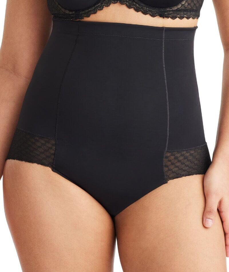 Underbliss Seamless Smoothing High Waist Thigh Short - Black - Curvy