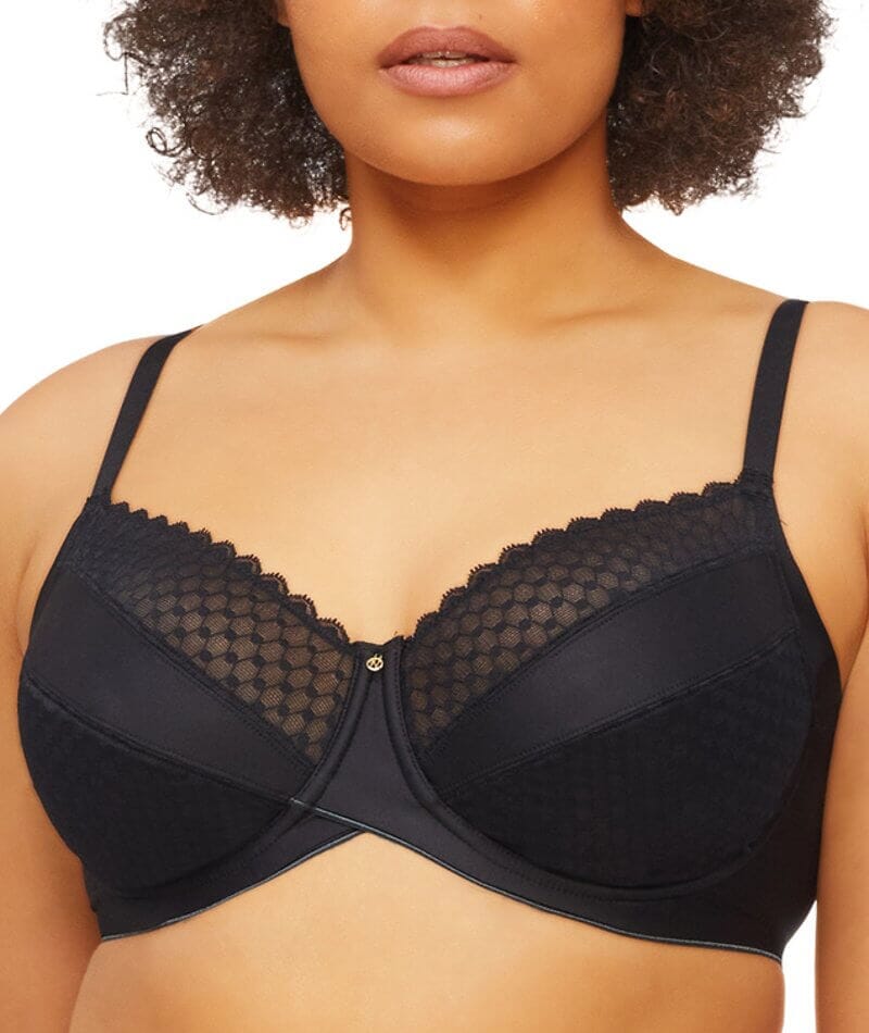 Nancy Ganz Bamboo Essentials Lined Bralette - Mahogany - Curvy