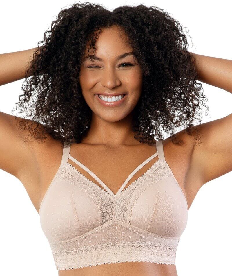 Plus Size Thick-padded Bra, Wire-free, Seamless, Push Up, Anti