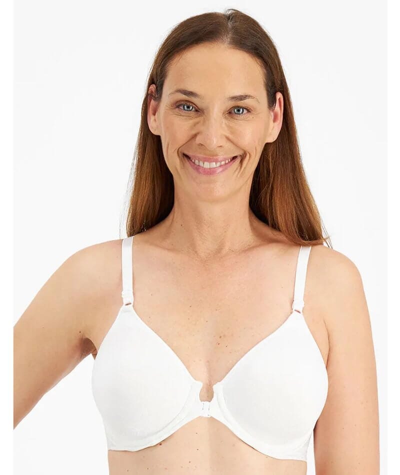 Playtex Love My Curves Thin Foam with Lace Underwire Bra (US4514) 40G/White/Nude  at  Women's Clothing store