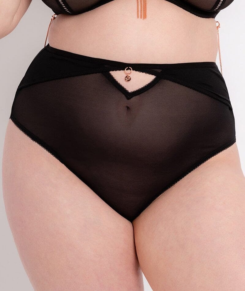 Scantilly Exposed High Waist Thong Black – Curvy Kate US