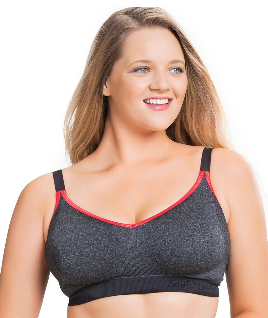 Sugar Candy Fuller Bust Seamless F-Hh Cup Wire-Free Lounge Bra - Lemon