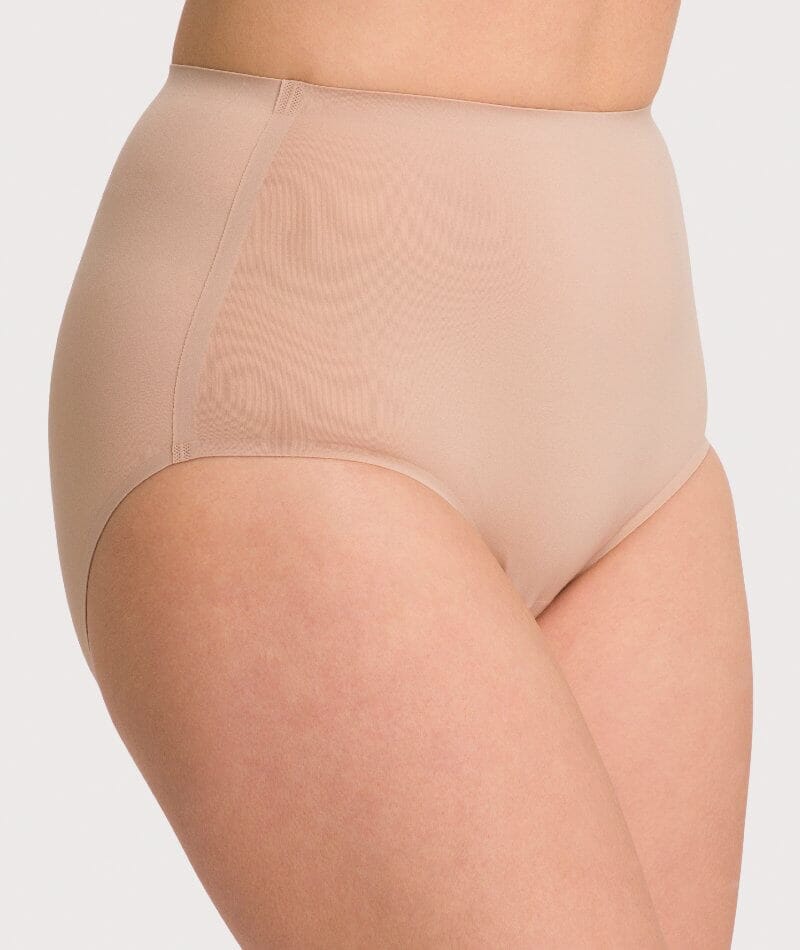 Bendon Medium Control Smoothing Waisted Shaper Short - Caramel - Curvy