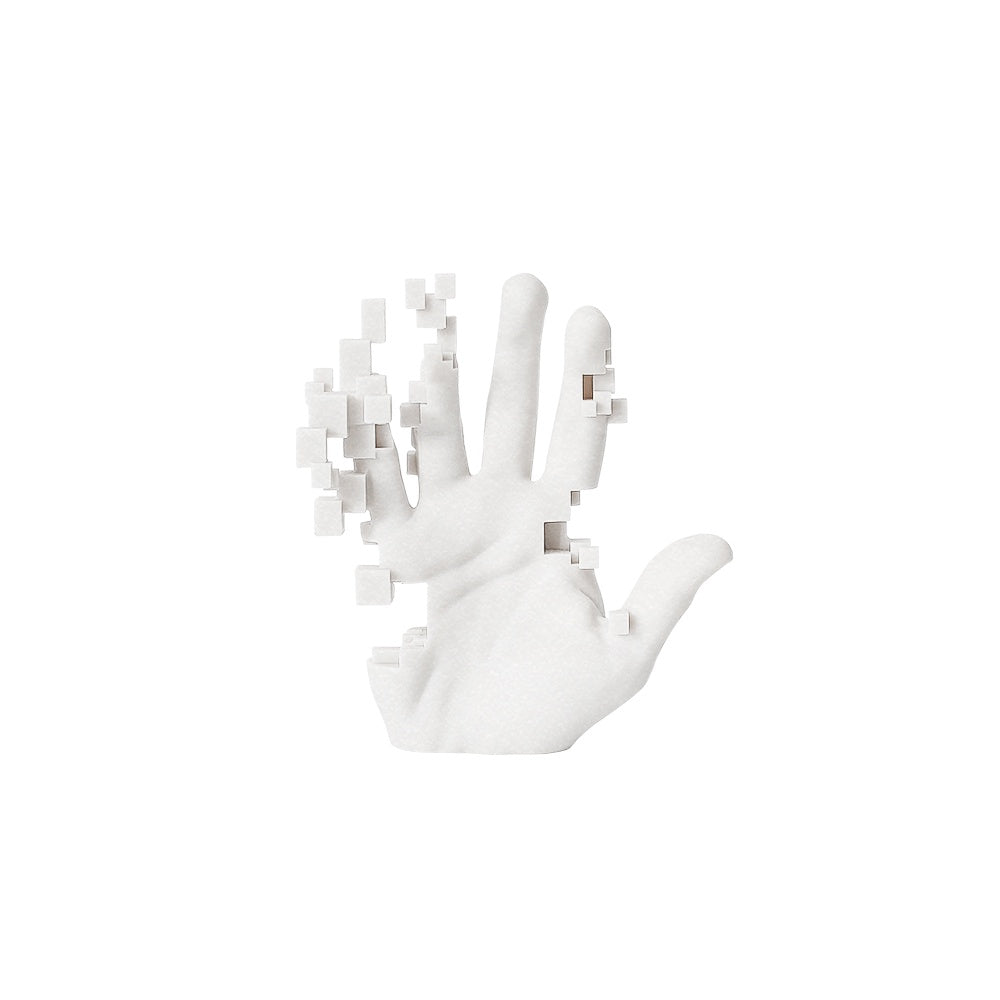 White Resin Hand Sculpture - Medium FC-SZ21117B