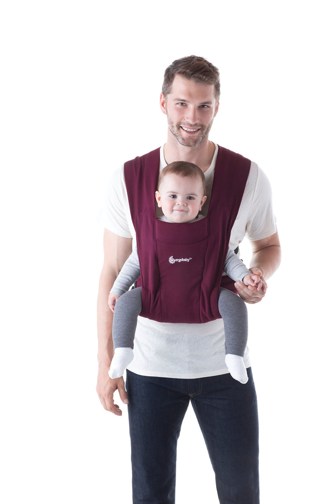 burgundy ergo baby carrier