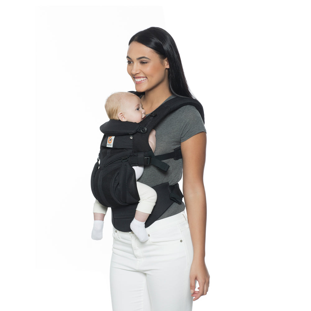 ergobaby 360 four position cool air mesh carrier onyx black