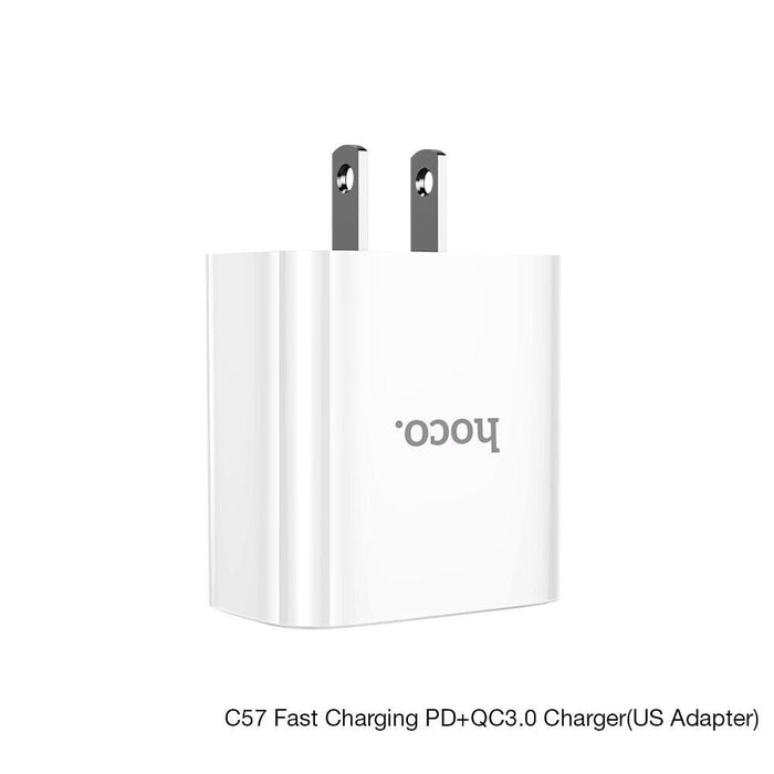 Hoco 18w Usb Type C Pd Charger For Iphone 11 Pro Xr Xs Max Quick