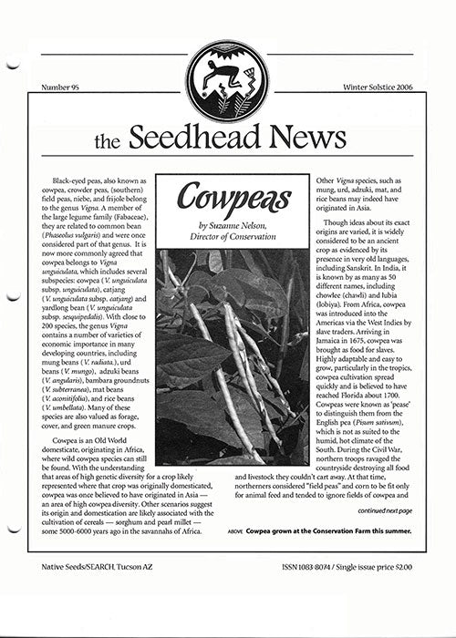 seedhead news no. 95 winter solstice 2006