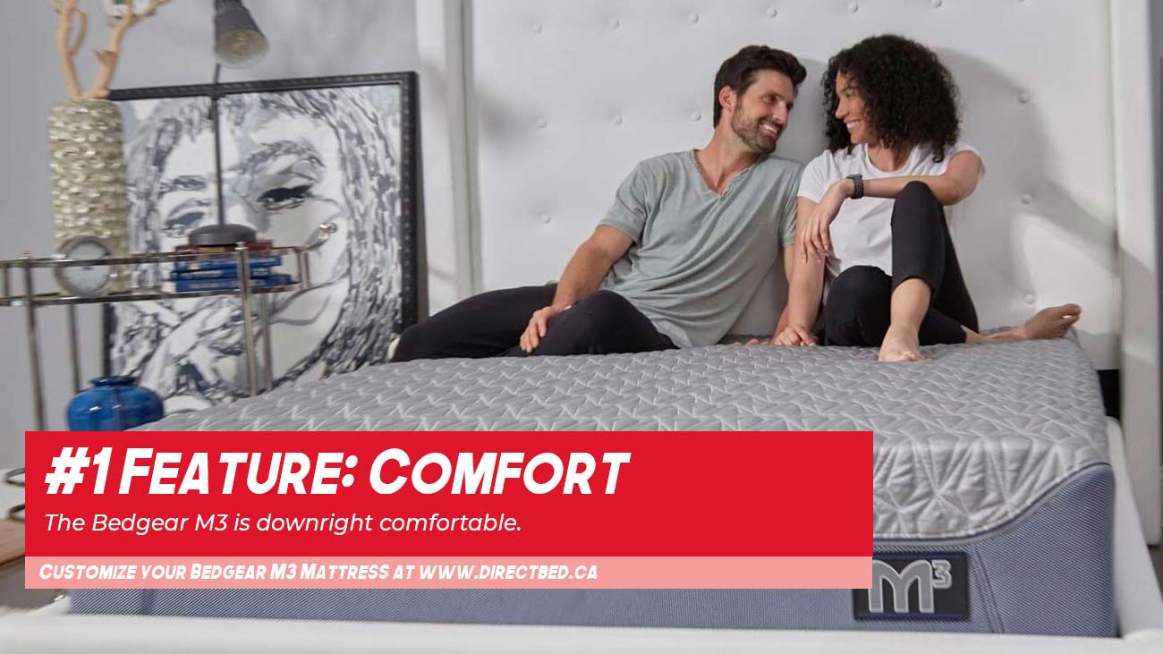 Bedgear M3 Mattress number one feature is comfort