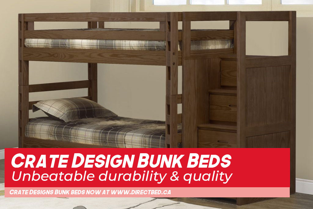 Crate Design Bunk Beds now available from Direct Bed