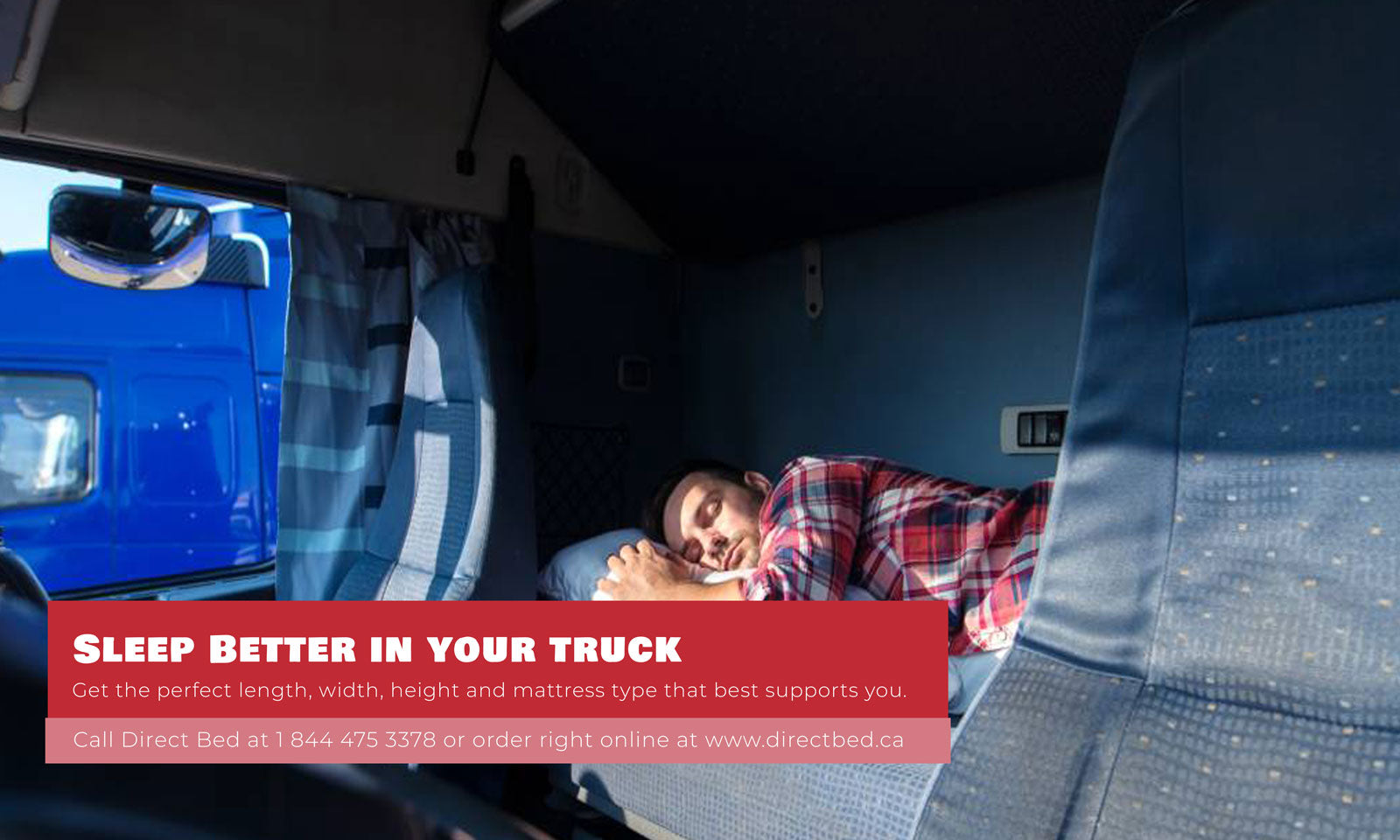 Sleep Better in your Semi Truck with a better Truck Cab Mattress 