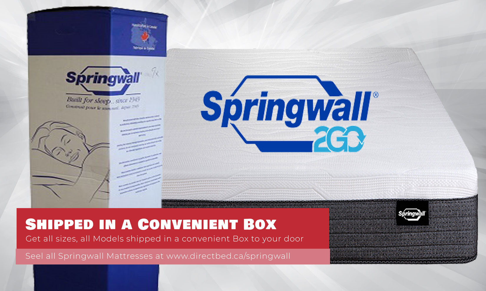 Springwall Mattress in a Box Bed in a box