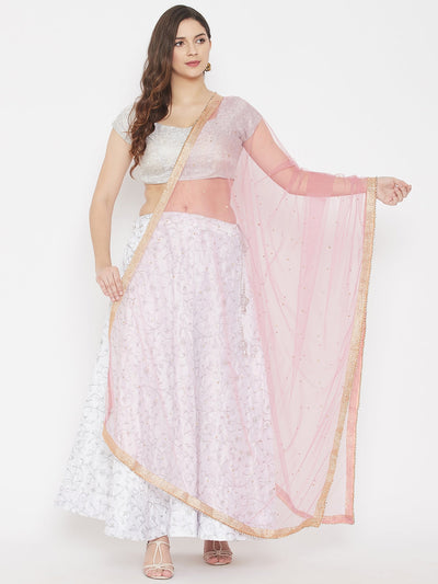 Glowing Pink Colored Partywear Embroidered Silk Lehenga Choli – Cygnus  Fashion