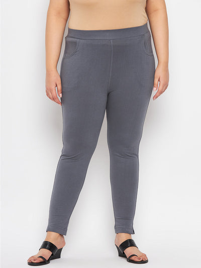 Fawn Solid Ankle Length Leggings