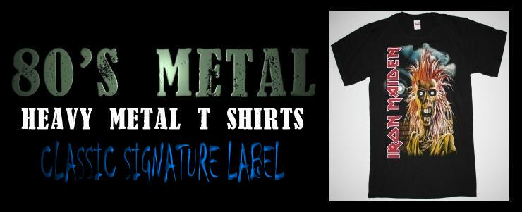 Personligt Gymnast Distraktion Classic Heavy Metal T Shirts | 80's Metal New Rock Bristol