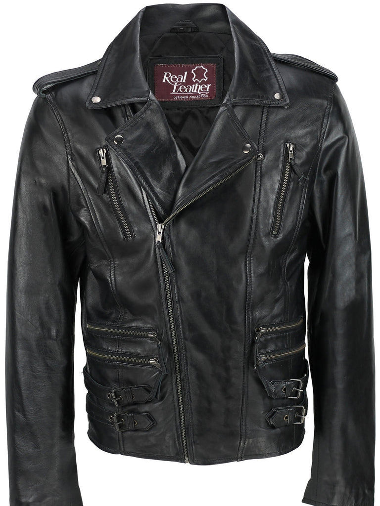 80's Metal Black Diamond 'Classic' Leather Jacket | 80's Metal New Rock ...