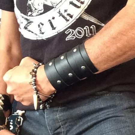 80's Metal - 3 Buckle 'Zakk Wylde' Leather Wrist-Strap | 80's Metal New ...